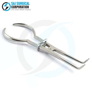 Gran oferta, fórceps de presa de goma Dental de acero inoxidable, abrazadera de marfil, Odontología de acero inoxidable, juego Dental CE, instrumento quirúrgico ISO - Product Image 4