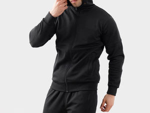 Survêtement imprimé coupe-vent d'hiver à capuche, style streetwear, avec panneaux cousus, vente chaude, 100% polyester - Product Image 2