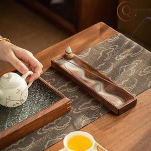 เตาเผาเครื่องหอมไม้ธรรมชาติแบบคลาสสิกสำหรับพูจา ดีไซน์ดั้งเดิมสำหรับการสวดมนต์และการปฏิบัติทางจิตวิญญาณ - Product Image 3