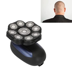 Rasoir électrique rechargeable USB à 9 têtes flottantes pour hommes, mini tondeuse nez et oreilles, tête flottante 3D pour le visage - Product Image 5