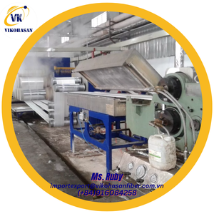 Vente en gros 15D HS brun recyclé polyester Vikohasan creux agrafe du fabricant vierge filature jouet canapé couette matériau de remplissage - Product Image 1