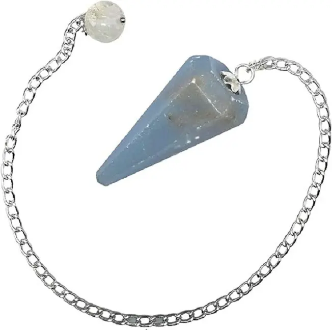 Bulk Angelite pendoli cristalli la nostra collezione di pendoli e pietre di divinazione Angelite all'ingrosso strumenti di rabdomanzia di pietre preziose