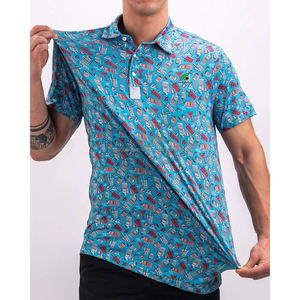 Polos pour hommes de haute qualité Tissu doux unique Derniers polos de mode avec logo Prix d'usine pour le sport et les vêtements décontractés - Product Image 1