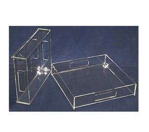 Bandeja de servicio acrílica para el hogar, balsa decorativa para el jardín - Product Image 2