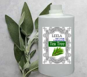 Huile parfumée synthétique LEELA ORGANIC HERBAL TEA TREE, parfum et fragrance d'arbre à thé du Maharashtra, pour usage polyvalent - Product Image 2