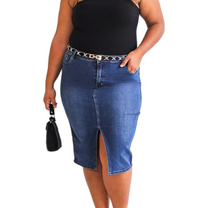 ชุดกางเกงยีนส์สำหรับผู้หญิงกระโปรงผ้ายีนส์บางปกติเซ็กซี่สไตล์ใหม่ - Product Image 6