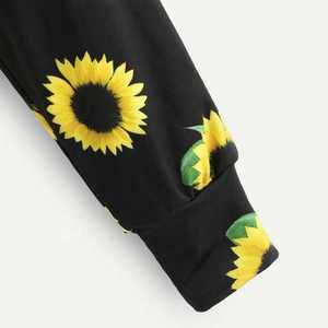 Sweat-shirt 100% coton personnalisé pour femmes dernière mode d'hiver à capuche avec logo imprimé sur le devant - Product Image 4