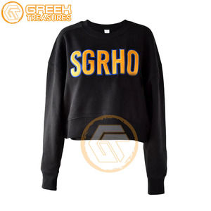 Sudadera personalizada Sigma Gamma Rho para mujer, sudadera de invierno bordada frontal de algodón y lana, ropa griega de alta calidad - Product Image 4