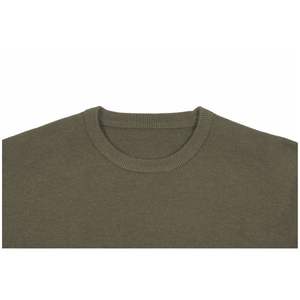 Pull-over décontracté à la mode pour hommes, tricot fin en coton doux, coupe régulière, manches longues, col rond avec col en V, vêtements pour hommes - Product Image 4