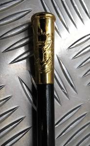 Bâton de marche personnalisé en bois avec poignée en laiton Swagger canne de marche règle en bois Vintage Designer bâton de marche pour hommes Ronpex - Product Image 3