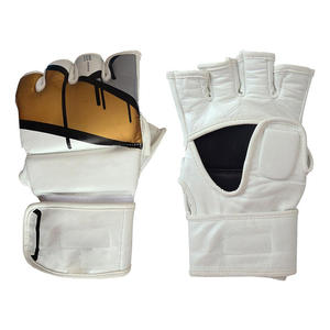 Guantes MMA de cuero profesional de la mejor calidad, guantes de agarre hechos a medida, equipos MMA de fabricante Premium a la venta - Product Image 1