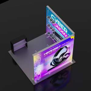 Impresión Gráfica Personalizada, Fácil Instalación, Estructura de Aluminio, Exhibición para Ferias, Diseño OEM, Entrega Rápida, Precio de Fábrica, Venta al Por Mayor - Product Image 5