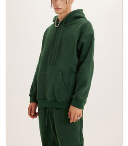 Sudadera con capucha en blanco de calidad de invierno creativa de moda, Sudadera con capucha de algodón de lana gruesa y pesada Unisex 350 GSM, Sudadera con capucha para hombre de peso pesado - Product Image 3