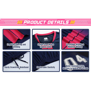 Ensemble chemise et hauts de combinaison de football personnalisable pour hommes, uniforme de club de football sublimé promotionnel et bon marché, service OEM disponible - Product Image 4