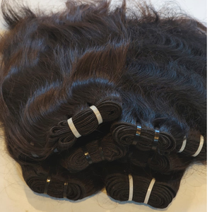 ผมต่ออินเดียแท้แบบเรมี่ ไม่ผ่านการแปรรูป แบบธรรมชาติ ลอนตรง หยิก สำหรับต่อผมแบบมัด ขายส่ง - Product Image 2