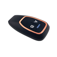 Télécommande universelle intelligente 433mhz pour porte de garage étanche en ABS, clone, transmetteur RF sans fil, ouvre-porte-clés