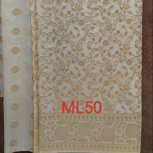 Saree en nylon élégant pour adultes Tissu souple confortable et élégant pour toutes les occasions de fêtes - Product Image 1