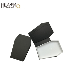 Wholesale Gothic Coffin Magnetic Gift Box Custom Print Logo Matte Rigid Packaging Box For False Lashes Piercing Jewelry Gift <b>Set</b> - Product Image 2