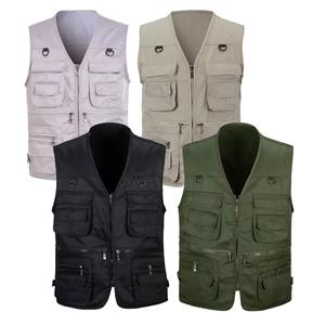 Col montant Polyester imperméable pêche gonflé doudoune gilets bulle bouffant gilet hommes gilets - Product Image 5