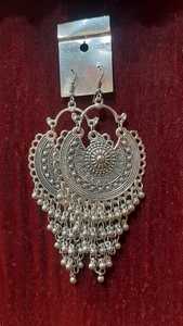 Customizable Vintage Fashion Accessory <b>Hoop</b> Styled Tibetan <b>Silver</b> Earrings Can Be Made Various Sizes Colors Butterfly Shape Gift - Product Image 5