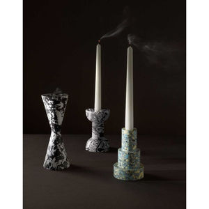 Bougeoir en marbre noir de qualité créative bougeoir de décoration d'intérieur au design vintage de fournisseurs en gros - Product Image 2