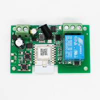 Interruptor de Relé Inteligente Zigbee WiFi de 7-32V y 1 Canal - Control Remoto RF de 7-32V y 433MHz Compatible con la Aplicación Smart Life, Tuya y Alexa