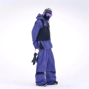 Combinaison de neige chaude personnalisée de haute qualité OEM pour hommes et femmes combinaisons de ski couleur complète combinaison de neige une pièce pour unisexe - Product Image 5