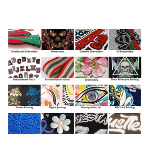 เสื้อยืดผ้าฝ้าย100% ทรงครอปพอดีตัวสำหรับผู้ชายพิมพ์ลาย DTG กราฟิกสกรีนแบบกำหนดเองพิมพ์ลาย DTG เสื้อเฟรนช์เทอร์รี่แขนสั้น - Product Image 5