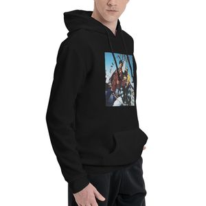 Sweat à capuche surdimensionné inspiré de l'anime pour hommes Couverture Hoodie avec col à capuche Hot Sealing Silicone Printing Premium Quality 2025 - Product Image 2