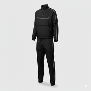 Conjunto Deportivo de Nailon al por Mayor de China, Conjuntos de Pantalones Deportivos para Hombre, Conjuntos de Trajes Deportivos para Hombre al por Mayor, Conjunto Cortavientos de Nailon - Product Image 3