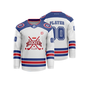 Jersey de hockey sobre hielo juvenil al por mayor, MOQ bajo, Diseña tu propio uniforme de hockey sobre hielo hecho a medida con pantalones de concha - Product Image 4