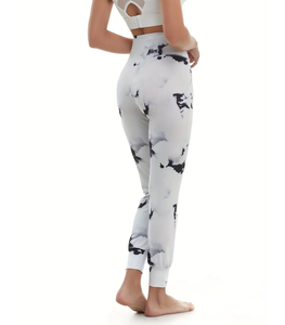 Femmes grande taille coupe régulière décontracté Jogging sérigraphie respirant coton bambou léger entraînement course taille - Product Image 4