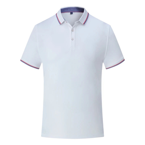 Vente en gros T-shirts brodés T-shirt polo Vêtements de golf Logo personnalisé Chemise polo pour hommes T-shirt 100% coton - Product Image 5