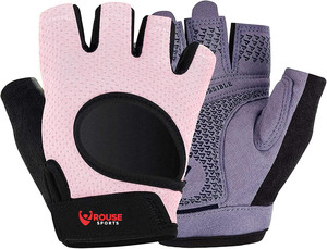 Custom Weightlifting Gloves <b>Half</b> Finger Gym Gloves Non <b>Slip</b> Grip Wrist Support Fitness Cycling Gloves OEM ODM Supplier - Product Image 3