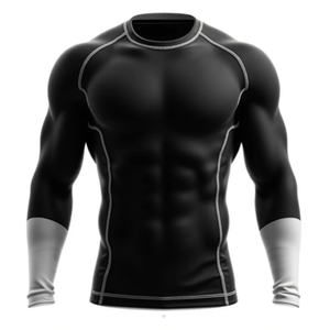 Protectores de erupción transpirables sublimados de primera calidad para BJJ MMA entrenamiento deportivo de combate profesional entrenamiento de gimnasio uso de artes marciales - Product Image 6