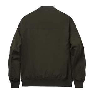 Softshell con Logo Print Center Cierre frontal con cremallera Chaqueta ajustada para hombre transpirable resistente al agua - Product Image 2