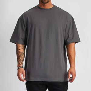 Camisetas en blanco populares de alta calidad 100% algodón 240gsm, venta al por mayor, camisas con estampado en relieve de gran tamaño y hombros caídos - Product Image 2