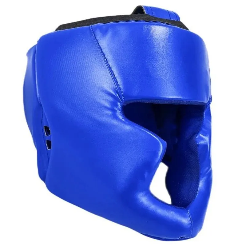Pelindung kepala tinju kualitas tinggi helm untuk uniseks/populer kulit asli dibuat tinju pelindung kepala