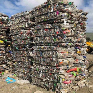 100% Clear Recycled Plastic Scrap/ PET Bottle Scrap in Bale