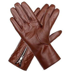 Gants de conduite imperméables en cuir à doigts entiers Marron Noir Luxe Hiver Unisexe Temps froid Respirant Isolation thermique - Product Image 5