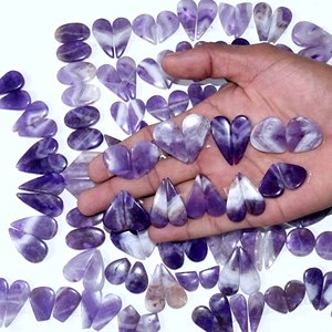 Par de cabujones de amatista natural, venta al por mayor, amatista para hacer joyas colgantes, par de amatista natural, piedras preciosas sueltas - Product Image 3