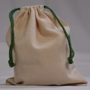 Bolsa de almacenamiento de zapatos de algodón orgánico ecológica al por mayor 100%, impermeable, reutilizable, cierre de cremallera, organizar zapatos de viaje - Product Image 6