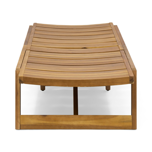 เก้าอี้อาบแดดกลางแจ้งไม้สักทำจากไม้สักสำหรับเฟอร์นิเจอร์สวน - Product Image 2