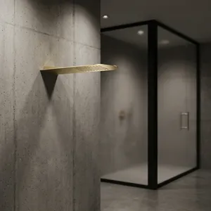 Gessi Tremillimetri Pomme de douche ronde ultra fine de 3 millimètres en acier inoxydable pour salles de bains et spas de luxe - Product Image 6
