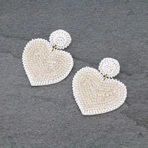 Boucles d'oreilles d'art textile avec motif brodé - Product Image 2