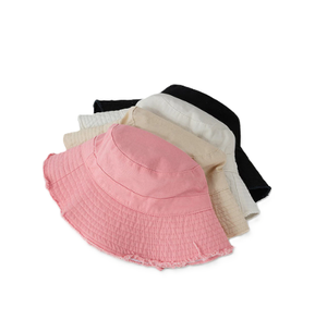 Sombrero de cubo de estilo coreano para mujer, algodón y lino con flecos, protección UV, informal para verano, deportes al aire libre, ciclismo, fiesta de viaje - Product Image 6