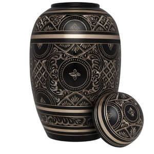 Urnas de cremación de diseño fantástico con acabado de níquel para Uso en adultos Cenizas humanas Accesorios funerarios Urnas de metal - Product Image 3