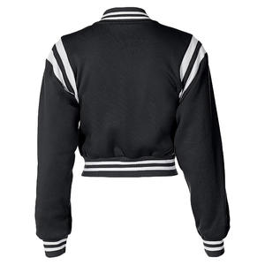 Best Variety Stylish Women's Varsity <b>Jacket</b> Long Sleeve Regular Length Stand Collar Quilted Satin Waterproof <b>Fleece</b> Lined <b>Warm</b> - Product Image 5