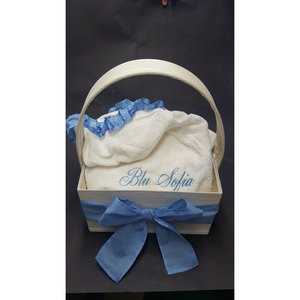 Set de Regalo para Baño y Ducha con Cesta y Bata de Baño - Product Image 1