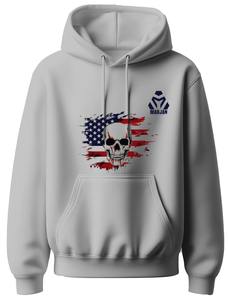 เสื้อฮู้ดดี้ผ้าฟลีซคอตตอน 100% ลายพิมพ์ทันสมัย สำหรับผู้ชาย ผู้หญิง และทุกเพศ แห้งเร็ว ระบายอากาศได้ดี เหมาะสำหรับค่ำคืนฤดูร้อน - Product Image 2